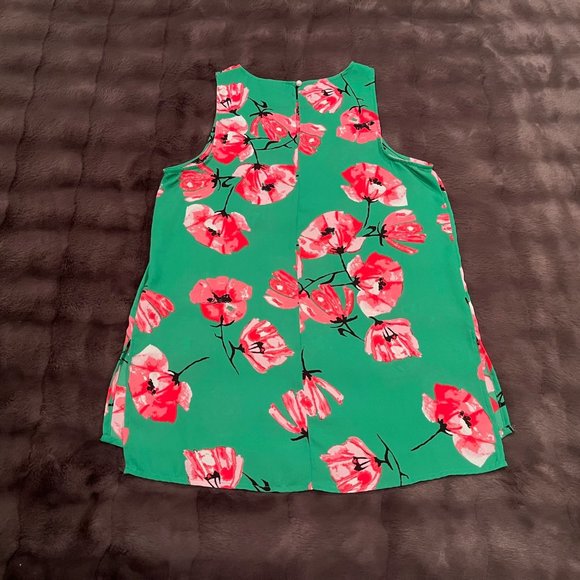 Flower (Floral) Sleeveless Top (Size: XS) - NWOT - Picture 3 of 5